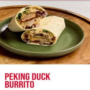 Peking Duck Burrito